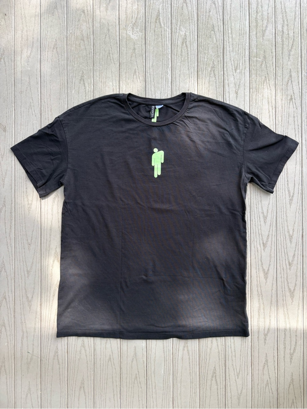H&M Divided Billie Eilish Blosh Black Short Sleeve Tshirt